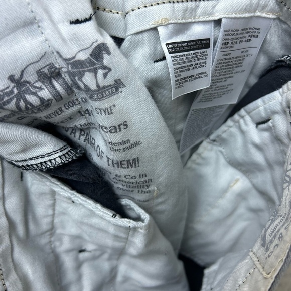 Levi’s Y2K Black Distressed Puff ankle Pants Men’s Size 32X34 - Picture 10 of 10